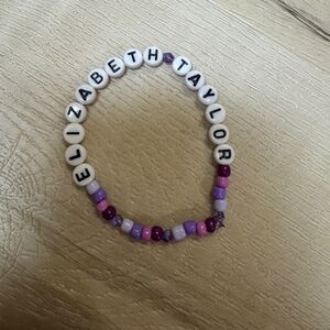 Taylor Swift Elizabeth Taylor Custom Friendship Bracelet